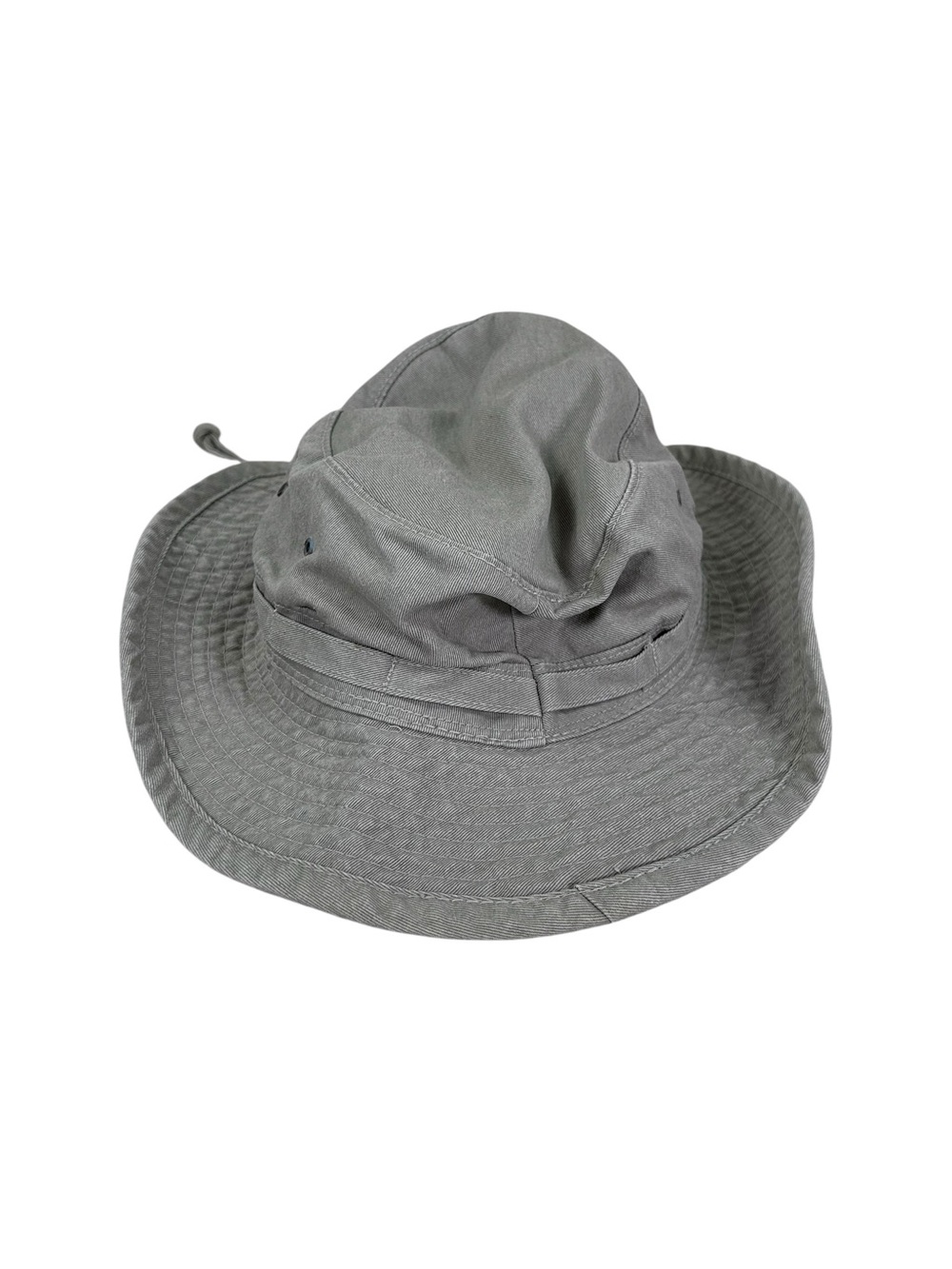 Vintage Y2K DPC Dorfman Pacific Safari Boonie Hat Men’s L Gray Cotton Wide Brim